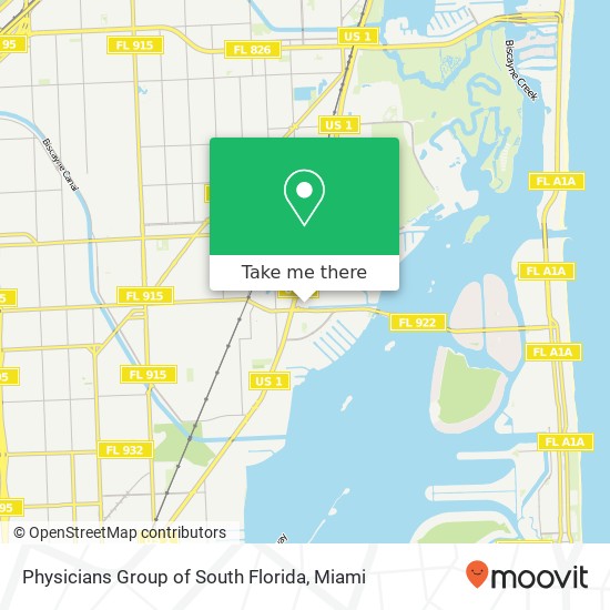 Physicians Group of South Florida map