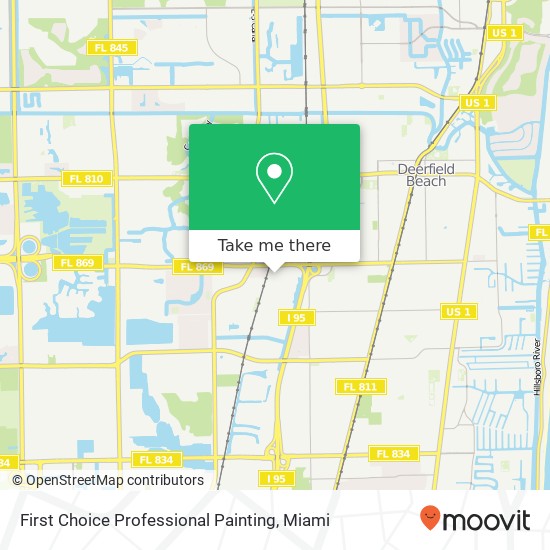 Mapa de First Choice Professional Painting