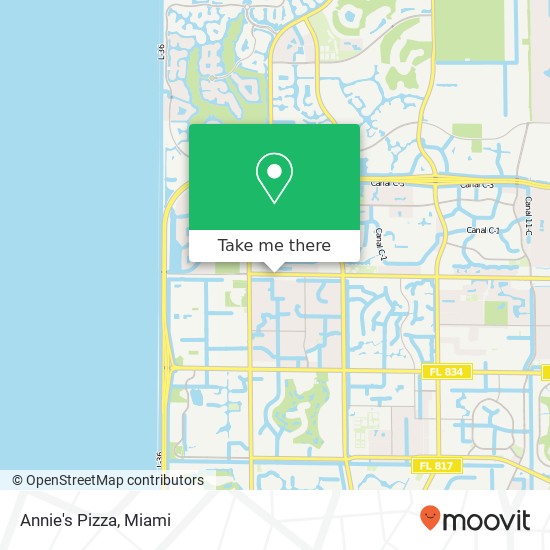 Mapa de Annie's Pizza