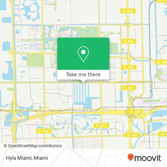 Hyla Miami map
