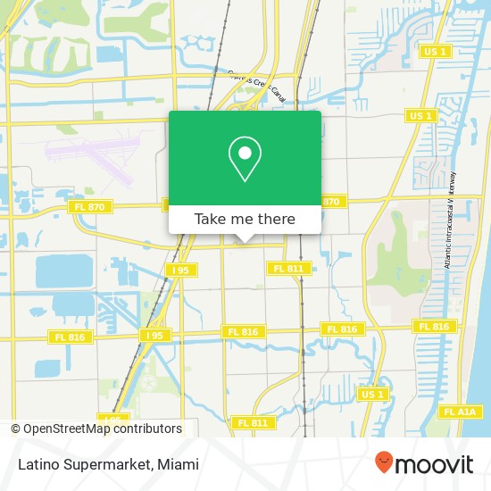 Latino Supermarket map