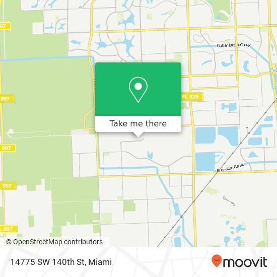 14775 SW 140th St map