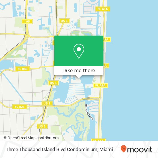 Three Thousand Island Blvd Condominium map