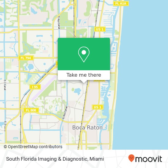 South Florida Imaging & Diagnostic map