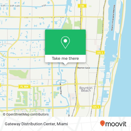 Mapa de Gateway Distribution Center