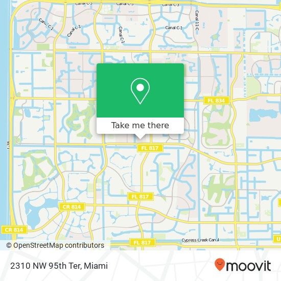 2310 NW 95th Ter map