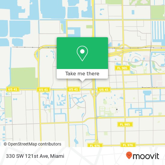 330 SW 121st Ave map