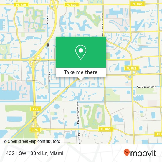 4321 SW 133rd Ln map