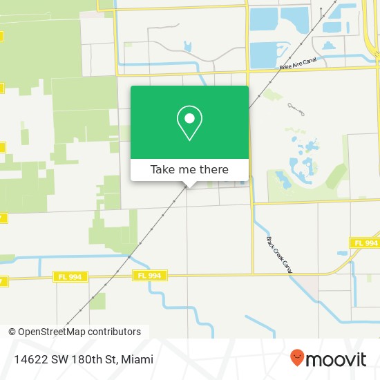 14622 SW 180th St map