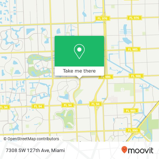 7308 SW 127th Ave map