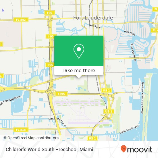 Children's World South Preschool map