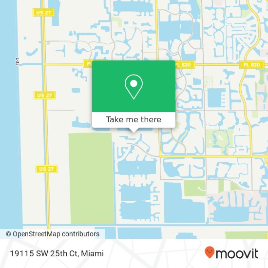 19115 SW 25th Ct map