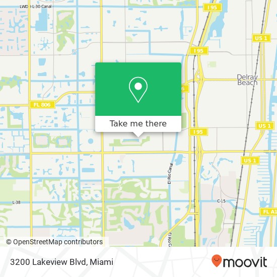 Mapa de 3200 Lakeview Blvd