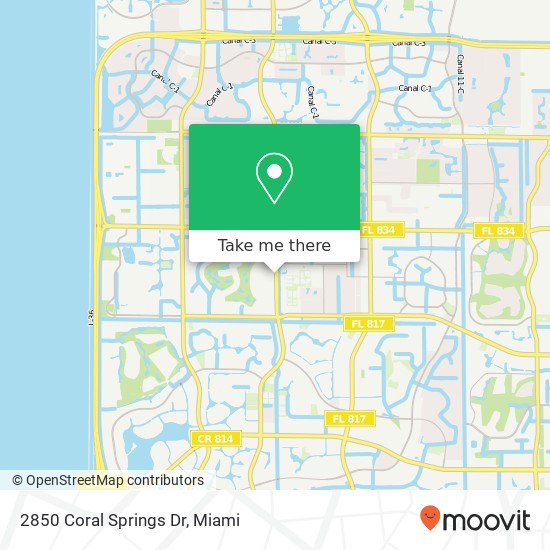 2850 Coral Springs Dr map