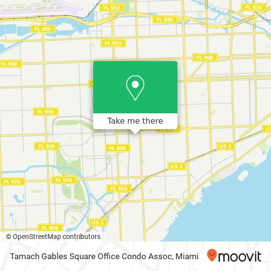 Mapa de Tamach Gables Square Office Condo Assoc