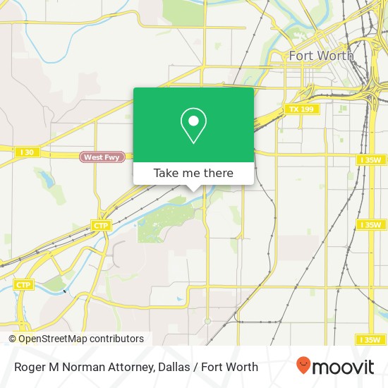 Roger M Norman Attorney map
