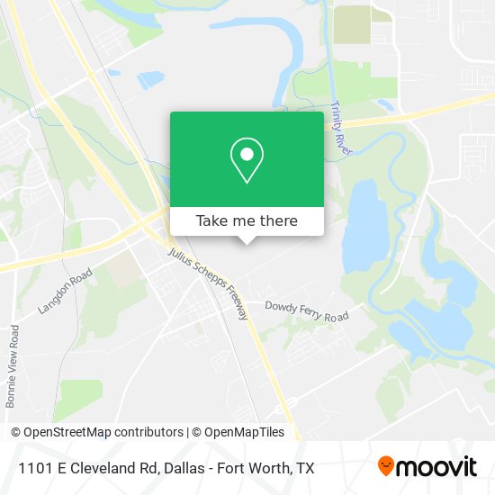 1101 E Cleveland Rd map