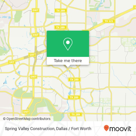 Mapa de Spring Valley Construction