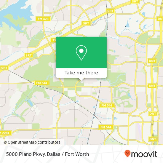 5000 Plano Pkwy map