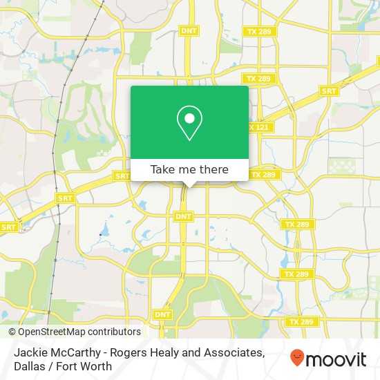 Jackie McCarthy - Rogers Healy and Associates map