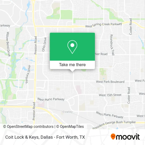 Coit Lock & Keys map