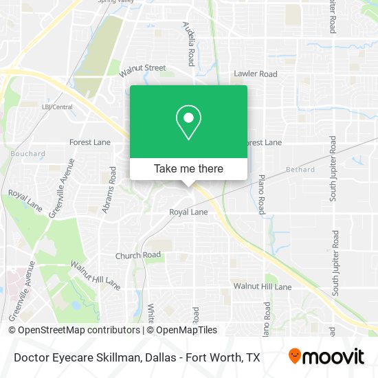 Doctor Eyecare Skillman map