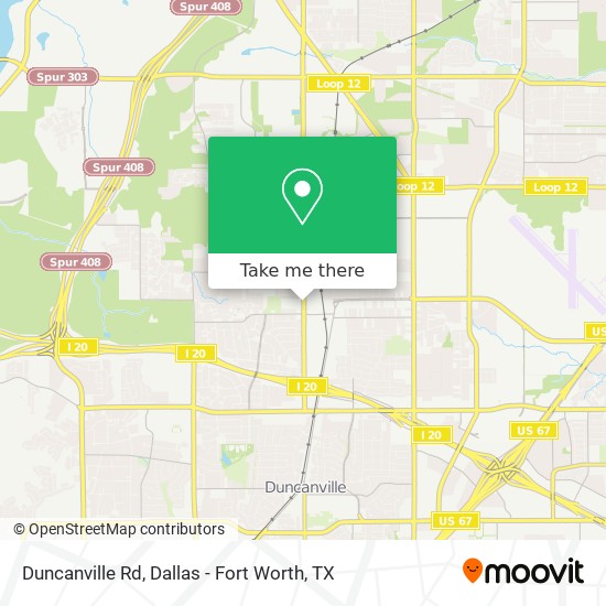 Duncanville Rd map