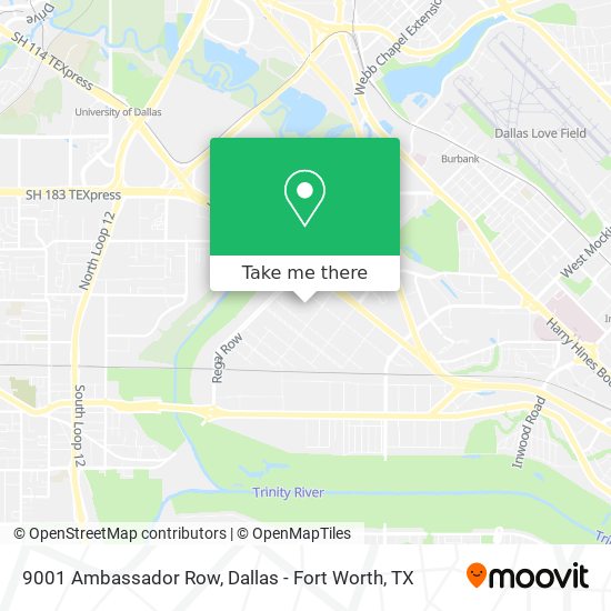 Mapa de 9001 Ambassador Row