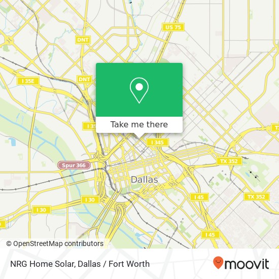 Mapa de NRG Home Solar