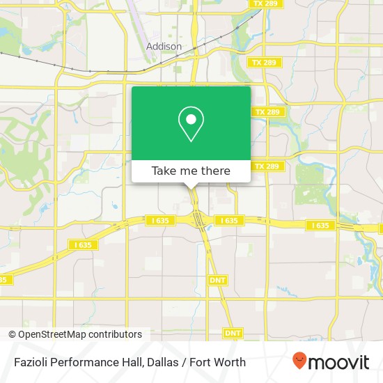 Fazioli Performance Hall map