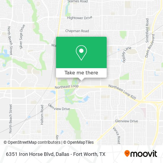 6351 Iron Horse Blvd map
