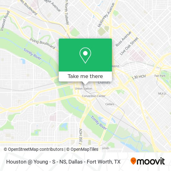 Houston @ Young - S - NS map