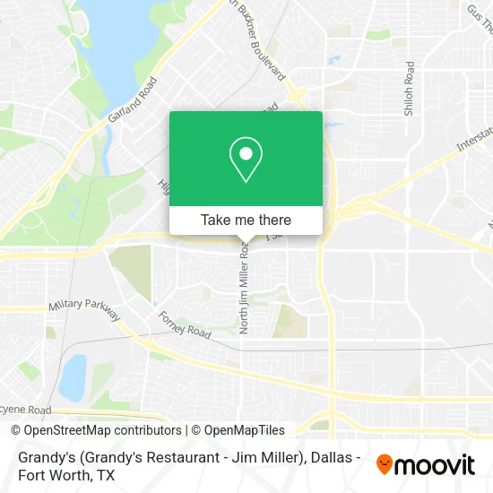 Grandy's (Grandy's Restaurant - Jim Miller) map