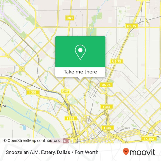 Snooze an A.M. Eatery map
