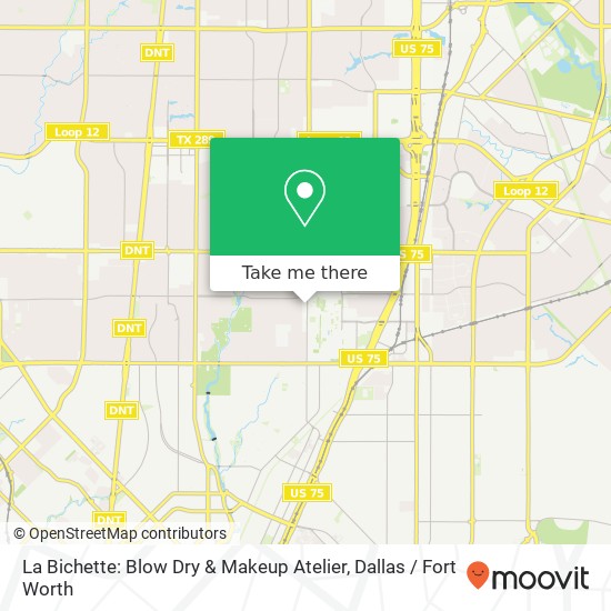 Mapa de La Bichette: Blow Dry & Makeup Atelier