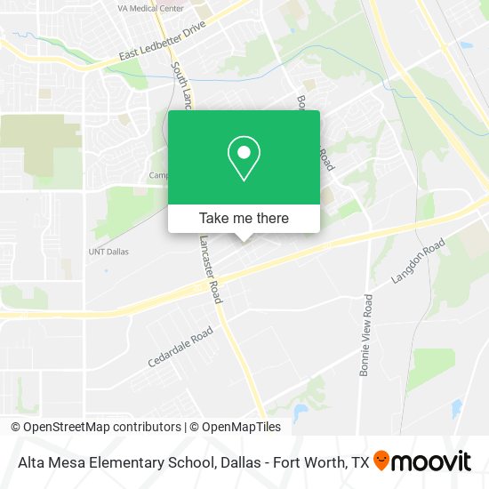 Alta Mesa Elementary School map