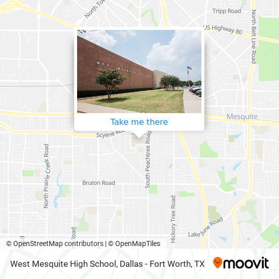 West Mesquite High School map