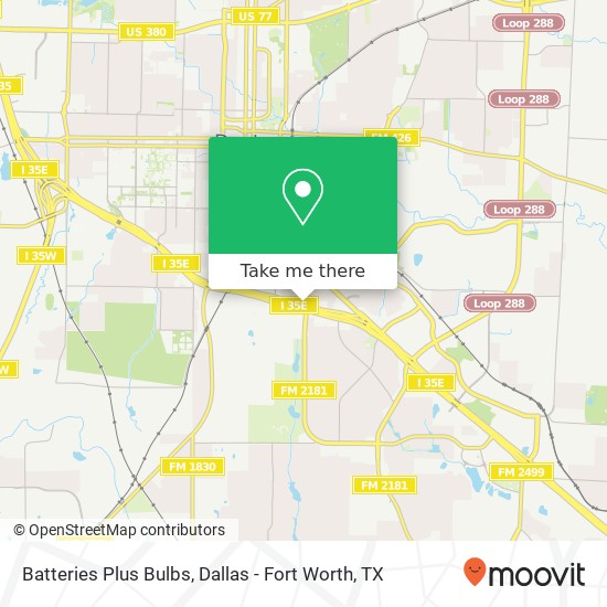 Batteries Plus Bulbs map