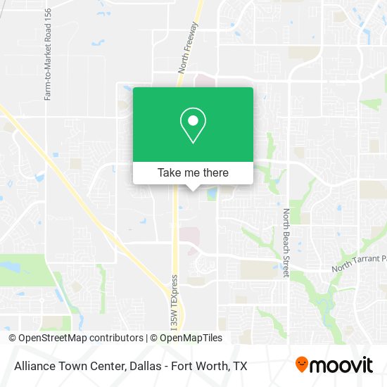 Alliance Town Center map