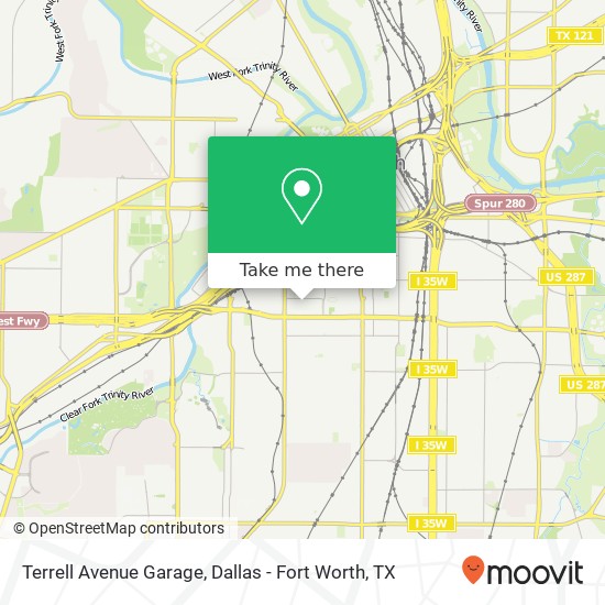 Terrell Avenue Garage map