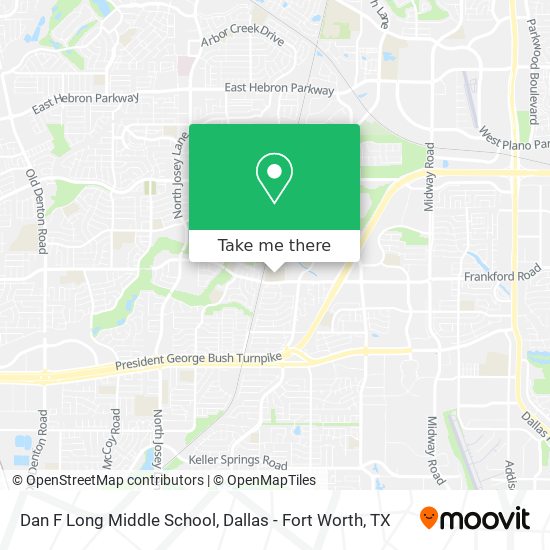 Mapa de Dan F Long Middle School