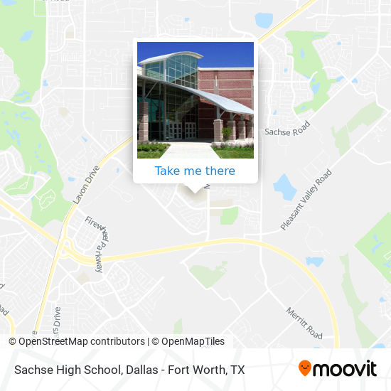 Sachse High School map