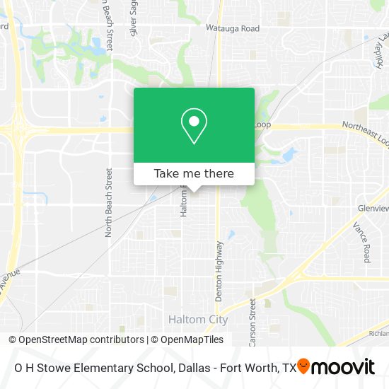 O H Stowe Elementary School map