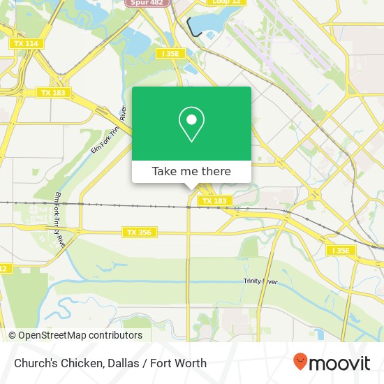 Church's Chicken map