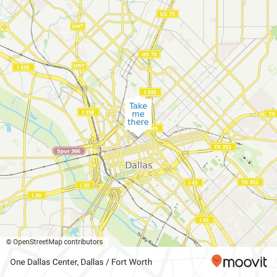 Mapa de One Dallas Center