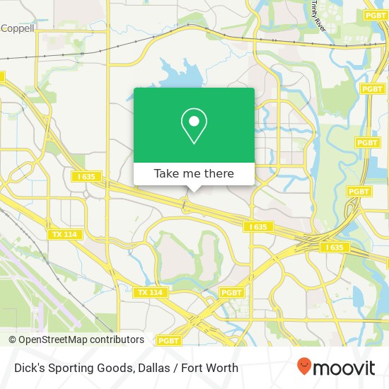 Dick's Sporting Goods map