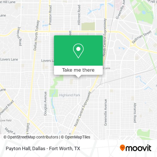 Payton Hall map