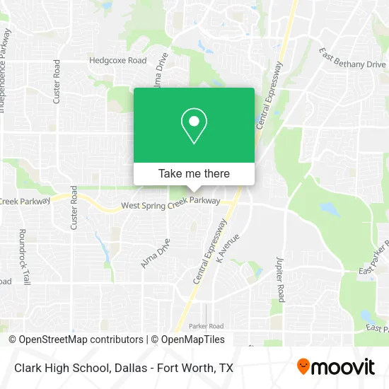 Clark High School map