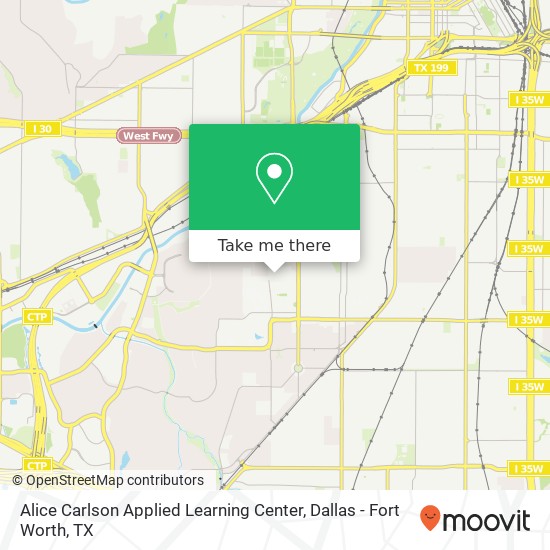 Mapa de Alice Carlson Applied Learning Center