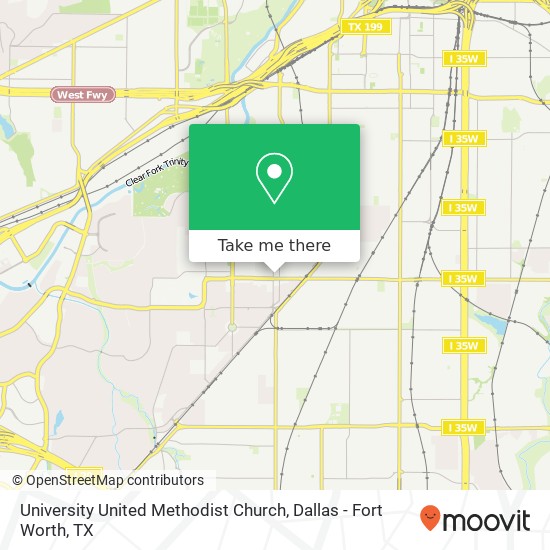 University United Methodist Church map